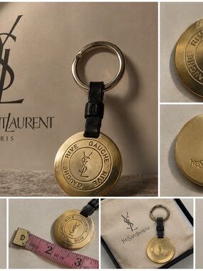 Yves Saint Laurent  Rive Gauche Vintage Rare Key chain